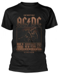 Ac Dc Madison Square Garden 1981 must Unisex T-s&auml;rk S
