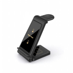 Kolm &uuml;hes juhtmevaba laadija Samsung S23 Ultra/S22/S21/S20/Note 20/Z Flip 4/Z Fold 4 kiirlaadimisjaam Galaxy Watch 5 Pro jaoks For Samsung Watch must