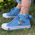 Naiste mood vabaaja l&otilde;uendist tossud, madala hinnaga kvaliteetsed &uuml;li&otilde;pilaste l&otilde;uendist teksakingad 43 helesinine v&auml;rv