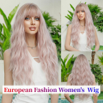 2025 Euroopa mood Pikk laineline tukkidega parukas naistele #6