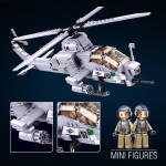 482TK &Otilde;huj&otilde;udude Lennundus AH-1Z VIPER Lennuk Lennuk Helikopter Relv Ehitusplokid S&otilde;jarelv Tellised Brinquedos Poiste M&auml;nguasjad