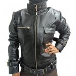 Naiste Lambanahast MUST Biker Nahkjakk, Slim Fit Ilus, V&ouml;&ouml;ga Moekas Jakk filmi jaoks, Peoriideks, Caf&eacute; Racer Mootorrattur Biker XXL must