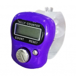 LED-s&otilde;rmus&otilde;rmuse loendur, kompaktne kiire reageerimisv&otilde;imega reguleeritav ring, lihtne ja h&otilde;lpsasti kasutatav loendur lilla