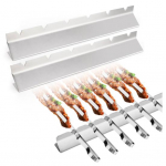 2 tk Varraste hoidik V-kujuline 6 pesa Toidukvaliteediga multifunktsionaalsed riistad Korduvkasutatavad grill-kebabid Vardad Restid Grillimistarvikud h&otilde;be