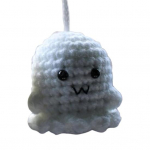 Ghost-auto interj&ouml;&ouml;r rippuv ornament H&auml;gune kummitus tahavaate peegel Aksessuaarid Armas kiikuv kott Rahakott Amulett Peosoovid Kingitused