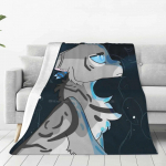Jayfeather Pehme soe pleed Warrior Cats Moonpooli vaimud Pime Jayfeather 75x100cm (30x40inch)