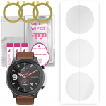 3x apgo h&uuml;drogeeli kaitsekile Amazfit GTR jaoks (47 mm), H&uuml;drogeelkile, positsioneerimiskihiga lihtne paigaldada