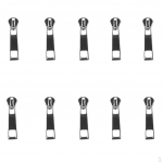 10 varuosa metallist lukuga hingedega pidev N. 3 DIY , Valge, 3,2 x 0,7 cm