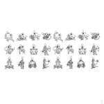 Necklace Pendants Charm Constellation Shapes creative jewellery, 24Pcs/ Pack