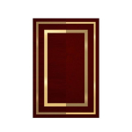 Luksuslik veinipunane kuldse servaga vaip elutuppa libisemisvastane pikk k&ouml;&ouml;givaip magamistuppa voodi k&otilde;rvale uksematt p&otilde;randavaip uksematt 60x90cm beige