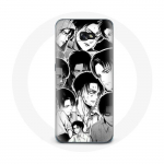 &Uuml;mbris Samsung Galaxy A8 2016 Attacki vastu Titan Manga Levi Ackermanile
