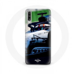 Valge &uuml;mbris Samsung Galaxy A50 Vormel 1 Pierre Gasly F1 draiverile