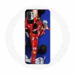 &Uuml;mbris Xiaomi Redmi Note 10T 5G vormel 1 Fernando Alonso F1 Racing Driver Red jaoks