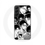 Coque pour Samsung Galaxy S22 Attaque des Titans Manga Levi Ackerman