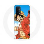 &Uuml;mbris Oppo A54 5G Manga jaoks &Uuml;hes t&uuml;kis Luffy Anime