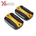 Mootorratta pidurivedeliku paagi &otilde;lipaagi kork k&uuml;tusepumba kate YAMAHA T-Max 500 TMAX 500 TMAX 530 SX DX 560 TECH Max TMAX jaoks 2pcs Brake Caps-Gold black