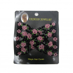 Naiste Magic Slide Hair elastsed topelt helmed, lihtsad venivad juuksekammi klambrid sinine