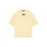 Fear of God Essentials L&uuml;hikeste varrukatega T-s&auml;rk Aia-kollane Meeste Topid 125SP244191F L