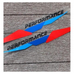 1 x auto esitulede kapoti kleebis 28cm x 5cm valge