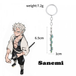 15 stiili Anime Deemon Slayer Kimetsu No Yaiba M&otilde;&otilde;ga v&otilde;tmehoidja Rengoku Kyoujurou Giyuu Shinobu relva v&otilde;tmehoidja metallist ripats kingitus