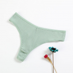 Puuvillased stringid Naiste Stringid Hingavad G-stringid Alusp&uuml;ksid Madala k&otilde;rgusega naiste aluspesu Seksikas pehme, soliidne puuvillane tangas M