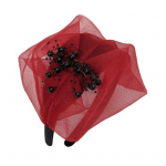 Retro juuksepael naiste pulmade peaees helmed v&otilde;rkdekooriga t&otilde;stetud juukser&otilde;ngas prantsuse stiilis ballipeapael