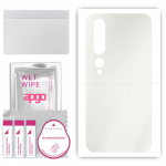 apgo MATTE Protective Skin Sticker for the back compatible with Xiaomi Mi 10 Pro 5G, Wrap Film, Hydrogel Film, Flexible, Soft TPU with positioning lay