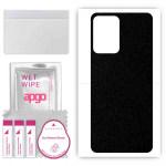 apgo Protective Skin Sticker for the back compatible with Infinix Zero 5G, Wrap Film, Foil, Vinyl - Pattern Matte Black
