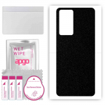 apgo Protective Skin Sticker for the back compatible with Redmi Note 11 Pro 4G, Wrap Film, Foil, Vinyl - Pattern Matte Black