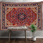 Retro Mandala seinavaip Seinaripp Boheemlaslikus stiilis Ps&uuml;hhedeelne n&otilde;idus Tapiz Hipi Magamistoa vaip Kodukaunistus 400x220cm