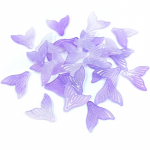 Kallede materjal Kahev&auml;rvilised loomingulised helmed Perforeeritud ripats k&auml;ev&otilde;ru kaelakee valmistamiseks Mood DIY ehtetarvikud 20 tk Tarvikud Gradient lilla