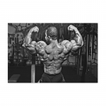 Lihaste t&otilde;stmise fitnessi plakatid ja tr&uuml;kised Moodne inspireeriv l&otilde;uendimaaling seinakunstipildid j&otilde;usaalikontori sisekujunduseks 21x30cm No Framed