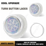 1 paar p&ouml;&ouml;rlevat pandlaga kingapaelad ilma sidemeteta T&auml;iskasvanud lapsed, laisad spordialad, automaatsed paelad 2024, uued ilma lipsuta kingapaelteta kingatarvikud -