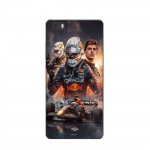 Coque Maniacase pour Huawei P8 Lite Max Verstappen F1 art wallpaper