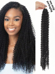 18-tollised Ocean Wave heegeldatud juuksed s&uuml;nteetilised s&uuml;gava laine keerdumisega heegeldatud punutud juuksepikendused Ombre Afro Curls Passion Twist juuksed 18inch