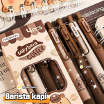 4 tk armas multikas Capibala presspliiatsi geelpliiatsite komplekt kiiresti kuivav pastapliiats 4Pcs