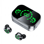 True Wireless BT5.3 k&otilde;rvaklapid, v&auml;ikese latentsusega m&auml;ngupeakomplekt, spordimuusika, filmirežiim, k&otilde;rvaklapid, m&uuml;ra must