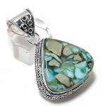 Naturaalne p&uuml;riit t&uuml;rkiissinine v&auml;&auml;riskivi 925 sterlingh&otilde;bedast ehteripats 1,85 s8v37