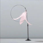 Uus naljakas sulgede v&otilde;lukepp Automaatne terastraadist kassim&auml;nguasi Asendused Interaktiivsed kasside m&auml;nguasjad Vastupidavad kassitarvikud Iminapa eemaldatavad lemmikloomatarbed roosa