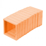 10 tk 3D ujuv ehete vitriin karp hoiu&uuml;mbris k&otilde;rvar&otilde;ngad s&otilde;rmused m&uuml;ndi pakkekarp kaelakee vitriin 9x9cm oranž