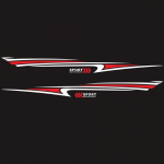 Universaalne autokleebis Refit Vehicle Waist Line Decal Car Body Decal Autokleebis