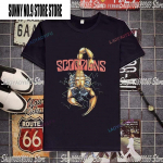 Unisex T-s&auml;rk Scorpions Heavy Metal Rock Bandi 56. aastap&auml;ev 1965&ndash;2021 Uue graafikaga plakatikaane &uuml;markaelus Unisex T-s&auml;rgid 4XL