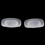 5 Paari Silikoonprillid P&auml;ikeseprillid Prillid Ninapadjad Pehme Ristk&uuml;liku N&auml;gemine 5 Pairs