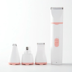 Koerte juuksel&otilde;ikur Karvahooldus K&uuml;&uuml;nek&auml;&auml;ridele 4-&uuml;hes Juhtmeta Elektriline Trimmer Madala M&uuml;ra Tasemega USB-laetav Lemmikloomade L&otilde;ikur Vastupidav white