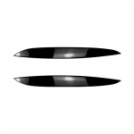 Esitulede kulmukaunistused s&uuml;sinikkiust v&auml;limus l&auml;ikiv must ABS plastist tarvikud Volkswagenile VW Golf 4 MK4 jaoks