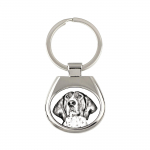 Treeing Walker Coonhound - keychain with a dog, keychain with a print, personalized pendant from the Art-Dog brand