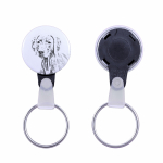 Weimaraner, Grey Ghost - keychain with a dog portrait, pendant with the brand's own Art-Dog graphics
