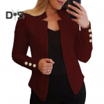 Naiste kevad-s&uuml;gis&uuml;likond, mantel, s&auml;lguga krae, pikkade varrukatega &uuml;likonnajope Slim Fit, eest avatud vabaaja visiitkardigan 3XL must
