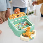 Kids Pinball Game Developmental Toy Sturdy Table Electronic Children pink roosa