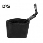 Golfi puhastuskott Kaasaskantav golfiklubi pesumasin klambritega Veekindel kerge golfivarustuse puhastusvahend golfihuvilistele must